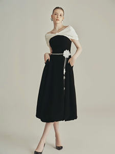 High Fashion Raven <b>Dress</b> Women's <b>Dresses</b> Elegant Style <b>Casual</b> Clothing for Daily Life - Product Image 5
