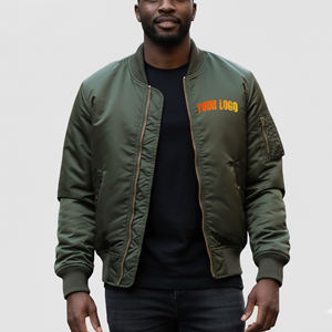 Nouvelle arrivée 2025, veste à capuche imperméable confortable en toile à fermeture éclair pour homme, 100% laine, logo brodé personnalisé, taille plus - Product Image 6