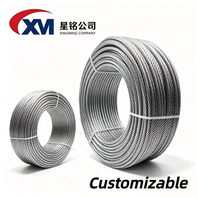 Factory Direct Custom 7-Wire Prestressed Concrete Steel Strand 1860MPa 15.24mm 12.7mm Bonded PC Strand for Bridge Construction