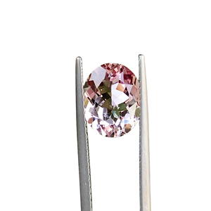 แหวนมอร์แกไนท์ทรงรีสำหรับตัดอัญมณีทรงรีสำหรับการปลูกในห้องปฏิบัติการ - Product Image 2