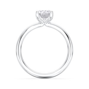 ชุดแหวนเพชรโมอิส E-F/VVS-VS 1.40กะรัตรูปไข่สำหรับผู้หญิง - Product Image 5