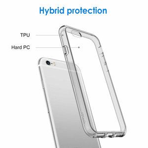 Cover paraurti ad assorbimento degli urti per <span class=keywords><strong>iPhone</strong></span> 6 e per <span class=keywords><strong>iPhone</strong></span> <span class=keywords><strong>6s</strong></span> antigraffio trasparente per cellulare - Product Image 2