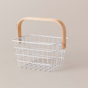 Iron Wire <b>Vegetable</b> Basket <b>for</b> <b>Kitchen</b> <b>Storage</b> Handmade Organizer Wholesale Manufacturer India Bulk Exporter <b>for</b> Home Use - Product Image 6