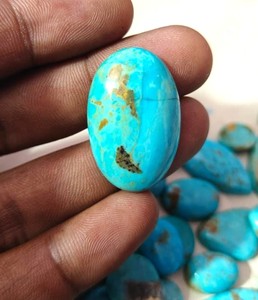 Healing Best Quality1 00% Piedras preciosas ovaladas turquesas naturales de Arizona de un proveedor verificado a costo de fábrica Turquesa de Arizona - Product Image 2