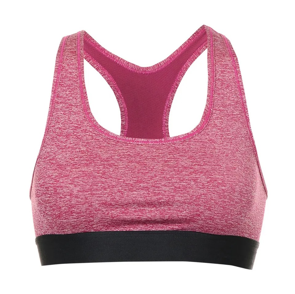 Custom Color Latest Design High Waist Top Quality Sleeveless Fitness Yoga Wear Women Sports Bra Customized Spandex Nylon Bra