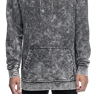 Sudadera con Lavado Ácido para Hombre, Última Moda, Estilo Urbano, Sudadera de Invierno, Precio al por Mayor con Servicio OEM, Sudadera con Lavado Ácido para Hombre - Product Image 4