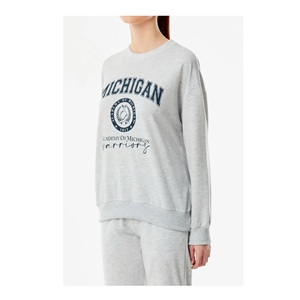 ชุดเซ็ตผู้หญิงไซส์ใหญ่พิเศษ XL ระบายอากาศ กันลม เป็นมิตรกับสิ่งแวดล้อม ผ้าฝ้าย 100% น้ำหนักเบา ยืดได้สี่ทิศทาง สำหรับฤดูใบไม้ร่วง พิมพ์โลโก้ - Product Image 2