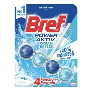 น้ำหอมปรับอากาศห้องน้ำ Bref Power Active กลิ่นไพน์, โอเชียน, เลมอน (3x50g) ราคาถูก ลดราคาพิเศษ มีจำหน่าย - Product Image 4