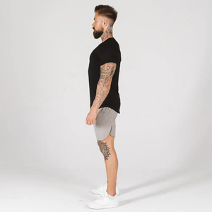 Productos más vendidos en Pakistán Hecho Hot Gym T Shirt Design Men Ringer New Fashion Light Weight Men Gym T Shirts - Product Image 6