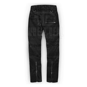 Servicios OEM Pantalones de cuero de último estilo Pantalones de cuero de diseño personalizado de alta calidad a bajo precio - Product Image 2