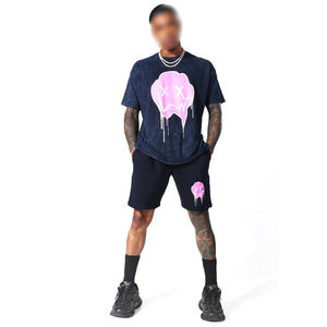 ชุดกางเกงขาสั้นระบายอากาศได้ดีน้ำหนักเบาสำหรับผู้ชายชุดเสื้อด้านนอกออกแบบได้ตามต้องการสำหรับฤดูร้อน - Product Image 1