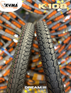 Neumático KUMA K108 TT 60/100-17 y 70/100-17 – Agarre Fuerte, Larga Duración, Popular para Bicicletas de Ciudad en Camboya - Product Image 2