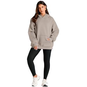 Vente en gros pulls à capuche tissu lourd femmes pull à capuche - Product Image 3