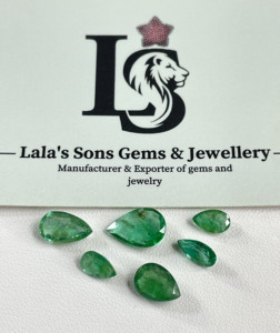 Meilleur prix pour des émeraudes naturelles zambiennes de qualité supérieure, forme poire, couleur vert moyen, pierres précieuses en vrac pour la fabrication de bijoux - Product Image 5