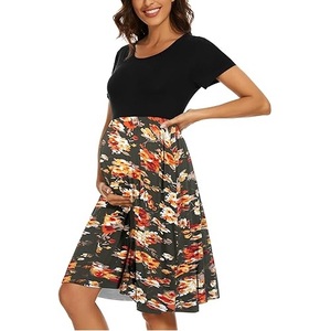 Custom Logo Maternity <b>Dress</b> With Waistband <b>Wedding</b> & Party <b>Pregnancy</b> <b>Dress</b> Women Suit Breathable - Product Image 1