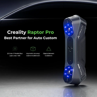 Escáner 3D Creality Raptor Pro con Luz Estructurada y Líneas Láser Cruzadas, Ideal para Piezas Impresas de Maquinaria para Comercio Electrónico