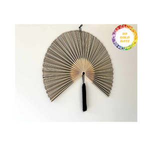 Éventail en bambou naturel fabriqué à la main en bambou d'origine vietnamienne parfait pour les cadeaux promotionnels décoration élégante et emballage d'exportation - Product Image 3