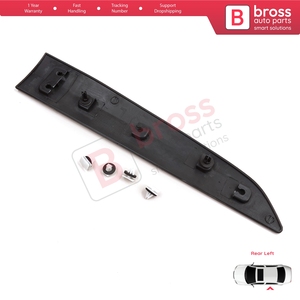 Moldura de panel de puerta corredera trasera izquierda BSP1218-1 para Transit Tourneo Courier MK1 B460 2014-2023 1854160 - Product Image 2