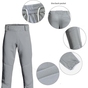 กางเกงซอฟต์บอลสำหรับผู้ชายแบบ T-Ball กางเกงกีฬาเบสบอลผ้าสองชั้นเอวยางยืดระบายอากาศได้ดี TBF-031ออกแบบได้ตามต้องการ - Product Image 6