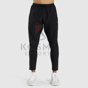 Pantalon de survêtement en velours côtelé léger personnalisé pour hommes pantalon de sport décontracté pour la course à pied pantalon de survêtement de fitness avec poche à la mode - Product Image 4