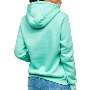 Robe à capuche longue OEM avec fermeture à glissière et couche intérieure en polaire pour la mode hivernale sweats à capuche pour femmes - Product Image 3