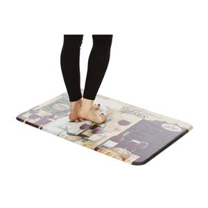 Tappetini da Cucina Natalizi Moderni Vino Chef, Antiscivolo, Imbottiti in Vinile, Gomma, Poliestere e Schiuma, Lavabili, con Motivi Originali per Bagno - Product Image 4
