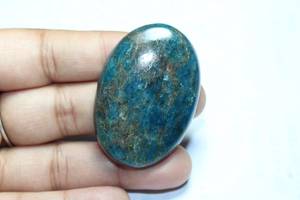 Haute Qualité 100% Naturel Ovale Coupe Aqua Apatite Cabochons avec Motif Naturel Véritable Fabrication De Bijoux Pierres Précieuses En Vrac À Vendre - Product Image 2