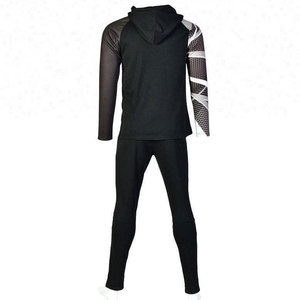 ชุดวอร์มผู้ชายพิมพ์ลายซับลิเมชันสีพื้นทำจากปากีสถาน - Product Image 3