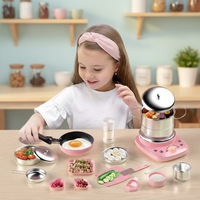 Jeu de cuisine pour enfants d'âge préscolaire, en plastique de qualité alimentaire, jeu de cuisine, cadeau d'anniversaire pour enfants, jouets interactifs parent-enfant