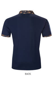 Polo deportivo personalizado de alta calidad para hombre, Polo de golf de manga corta con logotipo bordado de impresión digital por sublimación - Product Image 2