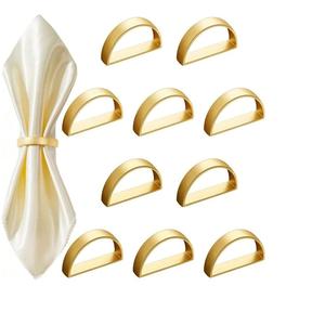 Fabuleux porte-serviettes en aluminium coulé doré au design élégant avec finition dorée, parfait pour la maison et les ustensiles de cuisine - Product Image 3