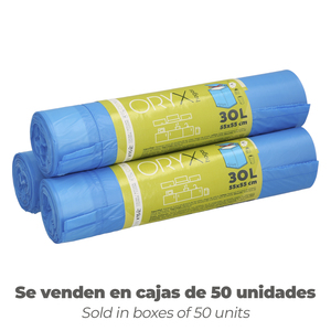 Sacchetti per Rifiuti con Chiusura Facilitata, 30 Litri, Rotolo da 15 Sacchetti - Product Image 4