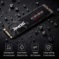 SSD M2 128GB 256GB 512GB 1TB SATA M.2 2280 NGFF Внутренний твердотельный накопитель для настольных ПК и ноутбуков