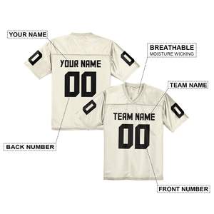 2025 personnalisé surdimensionné Football rue mode T-shirt hommes maille Boxy football maillot ensemble - Product Image 3