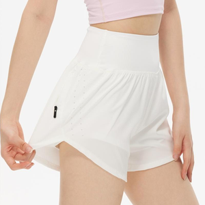 Shorts de sport pour femmes Sultan Boxing, entraînement actif, fitness, volleyball, 2 en 1, course à pied, double couche, shorts de yoga avec poches zippées - Product Image 1