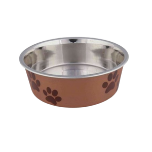 Juego de dos cuencos para perros Vintage Top Diseño de moda Estilo moderno Cuenco para perros Diseño de metal hecho a mano Cuenco de almacenamiento de alimentos - Product Image 6