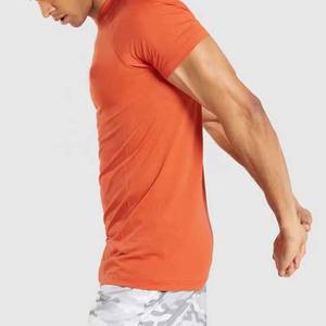 Slim Fitness coton respirant vêtements pour hommes t-shirts OEM Logo personnalisé conception à manches courtes été Streetwear décontracté homme t-shirt - Product Image 2