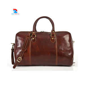 100% กระเป๋าหนังแท้ทรงดัฟเฟิลสำหรับตั้งแคมป์เดินป่า - Product Image 6