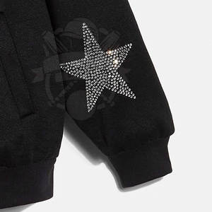 Nouveaux sweats à capuche en strass à la mode logo personnalisé sweat à capuche à paillettes mode streetwear sweats à capuche en strass - Product Image 3