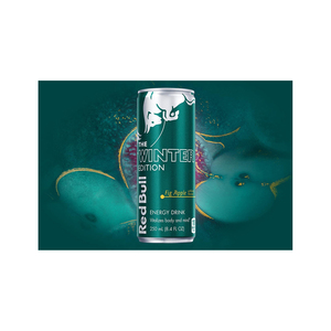 เครื่องดื่มให้พลังงานเรดบูล รุ่นวินเทอร์ อิดิชั่น รสแอปเปิ้ล 250 มล. น้ำตาลต่ำ บรรจุภัณฑ์แบบถุง ขายส่ง - Product Image 1