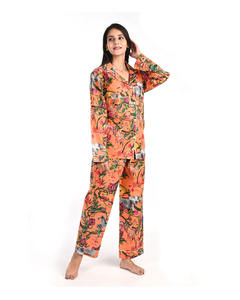 Vêtements de détente pour femmes ensemble de pyjama en coton imprimé à manches longues ensemble de pyjama grande taille pour vêtements d'été et d'hiver - Product Image 2