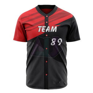Uniformes de Béisbol Cómodos, Transpirables y de Secado Rápido, 100% Poliéster, para Equipos de Adultos, Opciones de Tallas Grandes, Nombre y Número Personalizados - Product Image 3