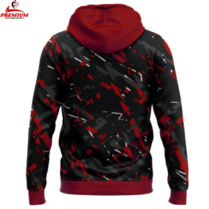 Sublimation Printed Hoodies Cool Custom Man Hoodies Plain Zipper Hoodies - Product Image 2
