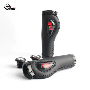 Poignées de <span class=keywords><strong>vélo</strong></span> ODI en <span class=keywords><strong>cuir</strong></span> souple pour VTT <span class=keywords><strong>Poignée</strong></span> de VTT antidérapante à absorption des chocs avec bouchon de barre Partie cycliste - Product Image 5