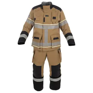 Fato de Bombeiro NFPA1971 Conjunto de 4 peças para combate a incêndio, padrão europeu CE EN469, disponível por $200