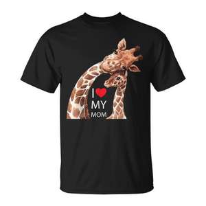 Camiseta con diseño de jirafa para la mejor mamá del mundo, un regalo sincero para la madre de tu vida - Product Image 1