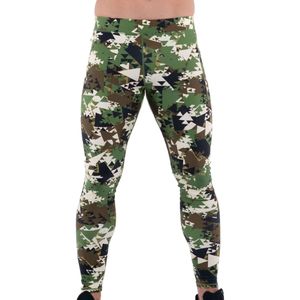 Collants de gymnastique de compression respirants à séchage rapide pour hommes, leggings de yoga confortables à taille élastique avec motif imprimé - Product Image 3