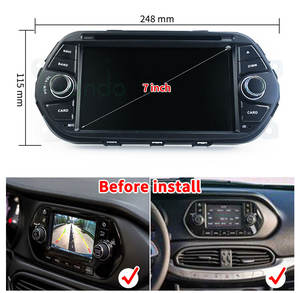 Autoradio Android da 7 Pollici Krando per <span class=keywords><strong>Fiat</strong></span> <span class=keywords><strong>Egea</strong></span> 2015-2018, Navigatore con Supporto Apple Carplay Wireless, 4G WIFI, DSP - Product Image 4