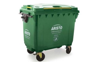 ถังขยะพลาสติก HDPE ขนาด660ลิตรสำหรับกลางแจ้ง2025ใช้ในการเก็บขยะ - Product Image 3