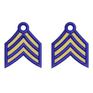 Badges de haute qualité pour uniformes sur mesure, écussons brodés et garnitures décoratives, insignes en chevron - Product Image 2